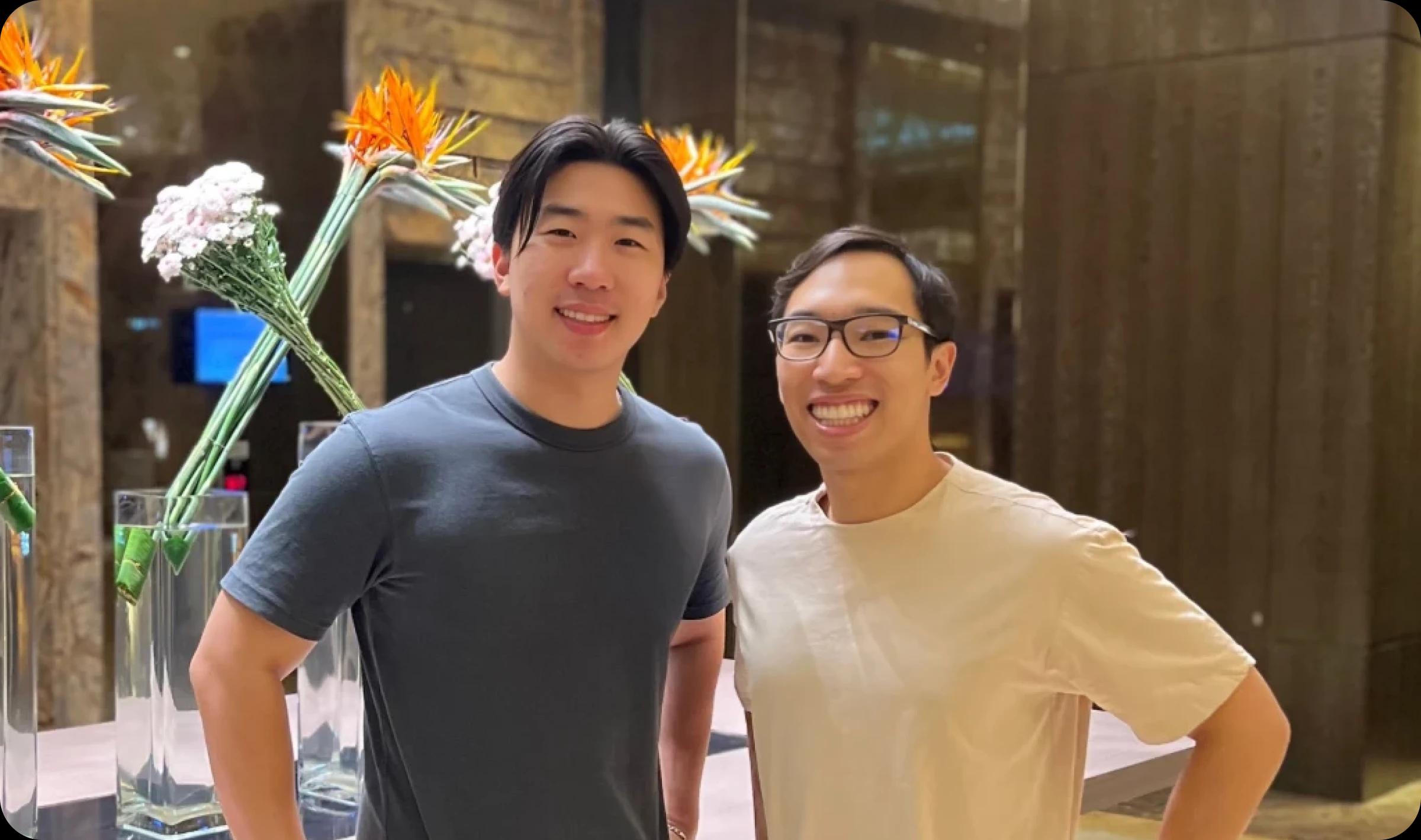 Cofounders Oscar Xing Luo and Robert Huynh